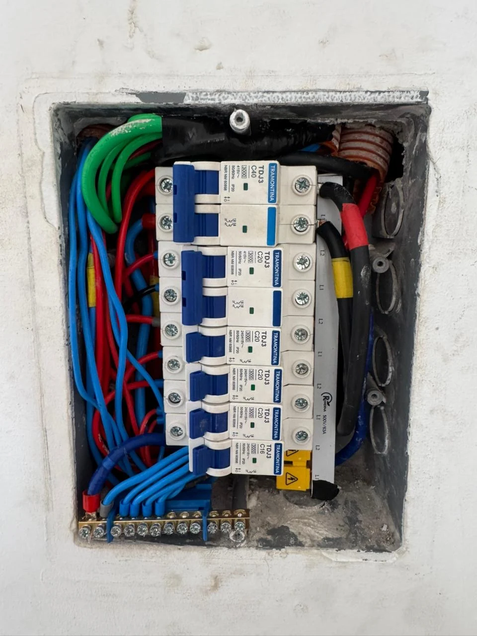 Instalação de chuveiro elétrico