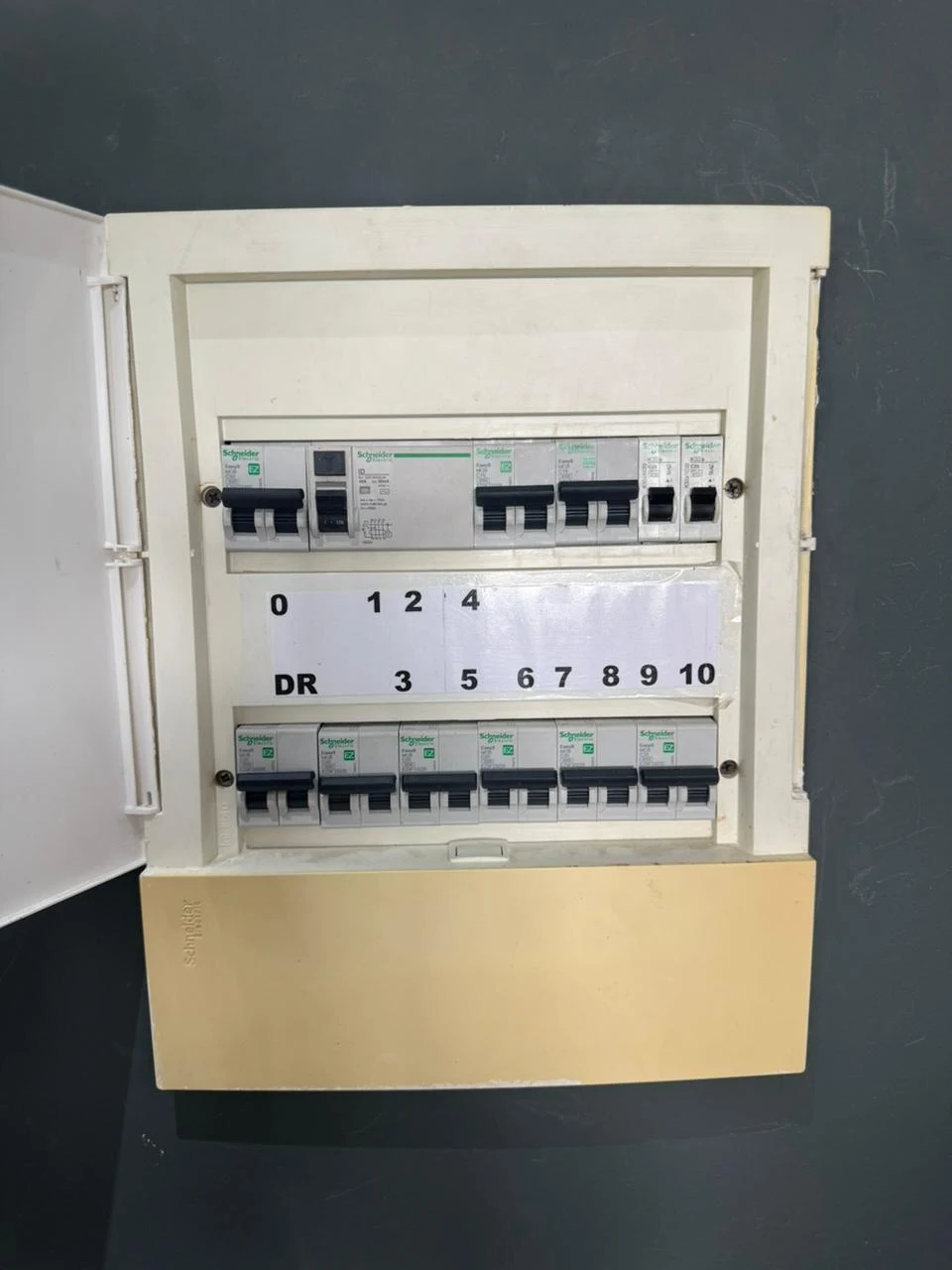 Quadro de distribuição elétrica